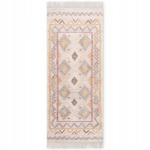Elle Decoration Roya kreminis daugiaspalvis kiliminis takelis 80x200