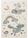 Hanse Home Adventures kilimas vaikams, kreminis, įvairiaspalvis, 160x235 cm &ndash; mink&scaron;tas, žaismingas ir lengvai prižiūrimas