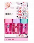 Create It! Lūpų aliejus rinkinys 3 vnt.