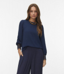 Vero Moda moteri&scaron;ka palaidinė 10342949*02, tamsiai mėlyna