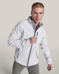 Softshell striukė vyrams ANTARTIDA, perlamutrinė balta, 3XL