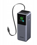 Atsarginis maitinimo &scaron;altinis ("Power Bank") Powerbank 20000mAh UGREEN PB726 USB + USB-C 165W ze zwijanym kablem (szary)
