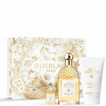 Dovanų rinkinys Guerlain Aqua Allegoria Mandarine Basilic EDT + kūno losjonas + mini EDT. Gaivus citrusinių vaisių ir baziliko kvapas