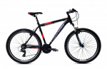 Kalnų dviratis Capriolo LC 7.1, 27.5", juodas/raudonas