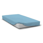 Fitted sheet - HOME LINGE PASSION - HP72121 - 82 g Microfiber - 180 x 200 cm - 30 cm pocket - Sky blue