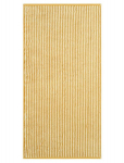 Vonios rank&scaron;luostis CAW&Ouml; Luxury Home Two-Tone Stripe 80x150 medvilnė geltona