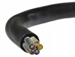 Guminis laidas H05rr-f Ow 5x1,5mm, 1m