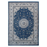 Seta Hali Venezia Ornamentas klasikinis kilimas mėlyna ir kreminė 120x170 cm