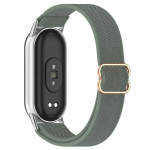dozegarka.pl, nailoninė apyrankė skirta X. Mi Smart Band 8 9 10, žalia spalva