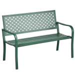 Gartenbank 127x63x83 cm, 280 kg, tamsiai žalia, lauko