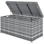 Sodo dėžė 380 l 130x61x65 cm pilka