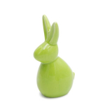 Dekoratyvinė zuikio figūrėlė, 7 cm, žalia, 1 vnt.