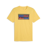 PUMA laisvalaikio mar&scaron;kinėliai vyrams PUMA PUMA GRAPHICS Puma Box Tee Sunny Yellow - 68482755, geltoni