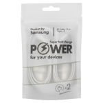 USB-C kabelis Samsung EP-DX310 3A 1,8 m baltas (2 vnt.)