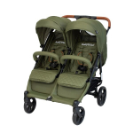 BabyTrold dvynukų vežimėlis OS2, olive