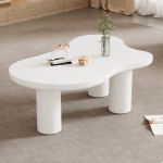 Sofos stalas debesies forma, MDF ir PVC, 107x66x40.5 cm, 1 vnt