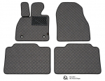Kilimėliai QuiltyMats MERCEDES-BENZ EQA 2021-dabar (4 vnt.), T.pilka-Pilka /33-14