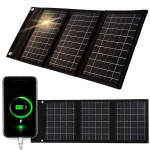 Ne&scaron;iojama 20 w saulės energijos panelė, sulankstoma, usb įkroviklis