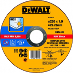 Dewalt Pjovimo diskas DT43909-QZ 230mm, 2mm, 22.23mm, OSA akredituotas, 1 vnt.