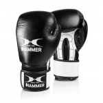 Bokso pir&scaron;tinės &bdquo;Hammer Fit 3 Training&ldquo; juodos, pamink&scaron;tintos