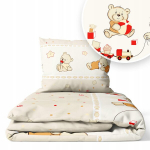 Patalynės užvalkalų komplektas kūdikiams 120x90 MyBaby, 2 dalių