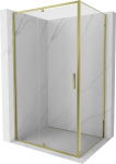 Mexen Exo varstoma du&scaron;o kabina 140 x 85 cm, skaidri, auksinė - 819-140-085-50-00
