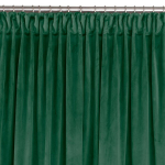 Curtain VILA color bottle green style classic transparent dragon tape 7.5 cm velvet 530x225 HOMEDE