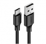 USB - USB-C kabelis, 0,25m, juodas