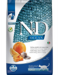 Farmina N&D Ocean sausas maistas katėms silke, moliūgais ir apelsinais, 5 kg