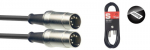 MIDI kabelis Stagg SMD10, 10m