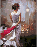 Pie&scaron;imo rinkinys Vaizdas į Big Ben 40x50