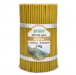 Bažnytinės graikų žvakės &bdquo;Athos&ldquo; 2kg N60, 300vnt.