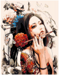 Pie&scaron;imo rinkinys pagal skaičius Geisha 1 40x50