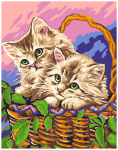 Pie&scaron;imo rinkinys pagal skaičius Nerūpestingos dienos 30x40