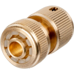 Greitoji jungtis sodo žarnai su Stop funkcija, 1/2"-12.5mm, žalvaris