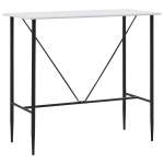 Baro stalas, 120x60x110cm, baltas, Balta