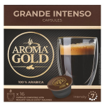 Kavos kapsulės Aroma Gold Grande Intenso,128g