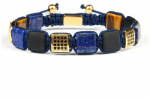 Apyrankė su Lapis Lazuli akmens karoliukais