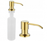 Įmontuojamas skysto muilo dozatorius Mexen Oval, 320 ml, Gold