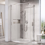 Blix Slim BLSCP4 du&scaron;o kabina, Ravak, I&scaron;matavimai: 80x80 Stiklas: Transparent, I&scaron;matavimai: 80x80 Stiklas: Transparent, Размеры: 80 x 80 Стекло: Прозрачное