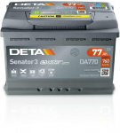 Akumuliatorius Deta Senator 3 77Ah 760A DA770