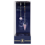 &Scaron;vytuoklė Premium Rose Quartz Chakra Pendulum