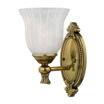 Sieninis &scaron;viestuvas Elstead Lighting Francoise HK-FRANCOISE1-BATH
