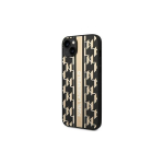 Karl Lagerfeld iPhone 14 Pro 6,1" KLHCP14LPGKLSKW brown HC PU Monogram Stripe