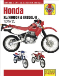 HM Honda XL XR600R XR650LR 1983-20: - Model History - Pre-Ride Checks - Wiring Diagrams - Tools and Workshop Tips
