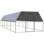 Lauko narvas vi&scaron;čiukams, pilkas, 3x10x2m