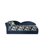 Sofa - lova NORE Aga, mėlyna/spalvota