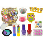 Kosmetikos ir nagų dailės rinkinys vaikams LeanToys Owl Nail Art Makeup Set, 1 vnt.