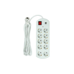 Buitinis ilgiklis, 10 lizdų, 2x USB, 5m, 1 vnt.