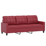 Sofa vidaXL, raudona